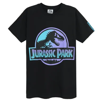 T-shirt chłopięcy, czarny, Jurassic World, Licence Brand