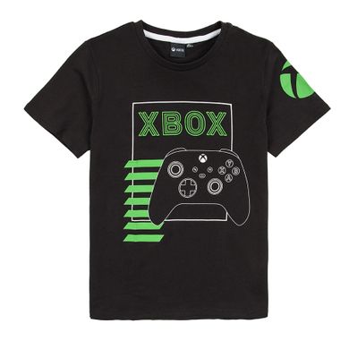 T-shirt chłopięcy, czarny, Xbox