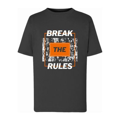 T-shirt chłopięcy, grafitowy, Tup Tup