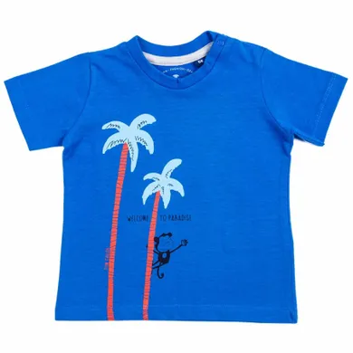 T-shirt chłopięcy, granatowy, Tom Tailor