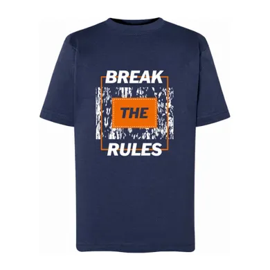 T-shirt chłopięcy, granatowy, Tup Tup