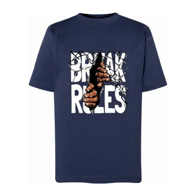 T-shirt chłopięcy, granatowy, Tup Tup