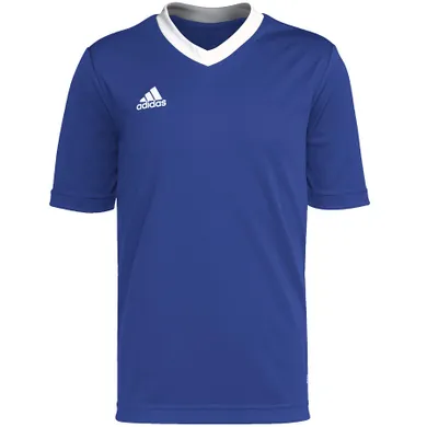 T-shirt chłopięcy, niebieski, Adidas Entrada 22