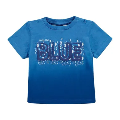 T-shirt chłopięcy, niebieski, Kanz