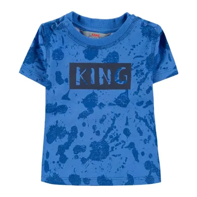 T-shirt chłopięcy, niebieski, Kanz