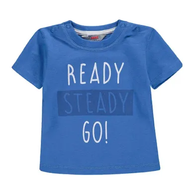 T-shirt chłopięcy, niebieski, Kanz