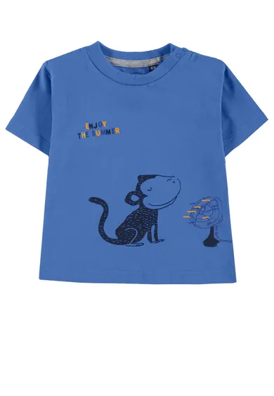 T-shirt chłopięcy, niebieski, Tom Tailor