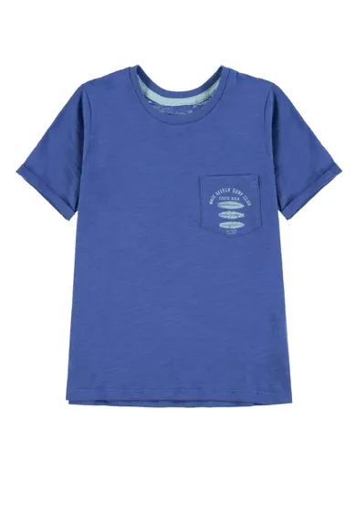 T-shirt chłopięcy, niebieski, Tom Tailor