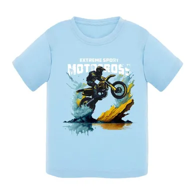 T-shirt chłopięcy, niebieski, Tup Tup