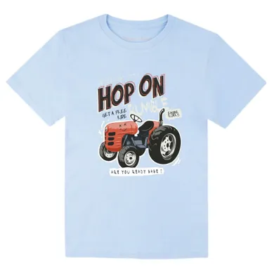 T-shirt chłopięcy, niebieski, Tup Tup