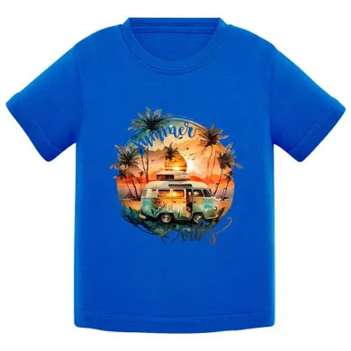 T-shirt chłopięcy, niebieski, Tup Tup