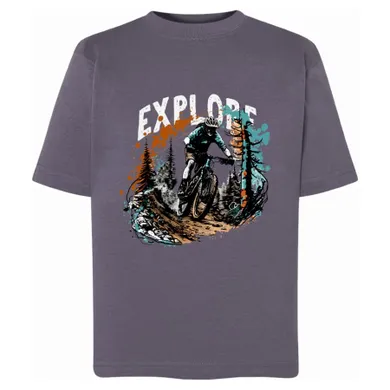 T-shirt chłopięcy, niebieski, Tup Tup