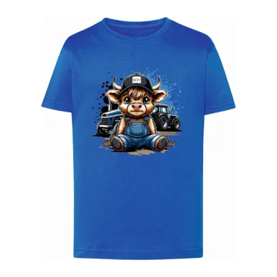 T-shirt chłopięcy, niebieski, Tup Tup