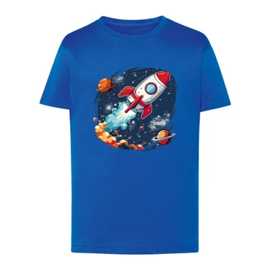 T-shirt chłopięcy, niebieski, Tup Tup