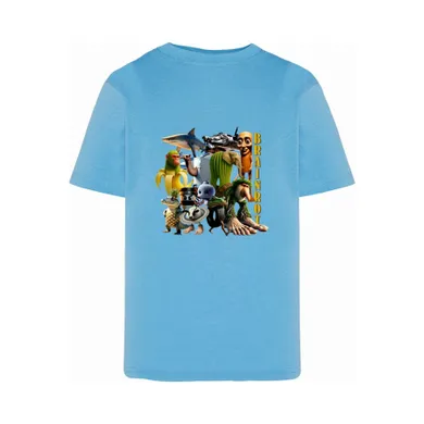 T-shirt chłopięcy, niebieski, Tup Tup