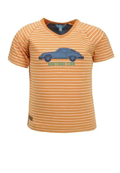 T-shirt chłopięcy, pomarańczowy, Lief