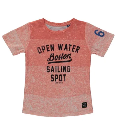 T-shirt chłopięcy, pomarańczowy, Tom Tailor