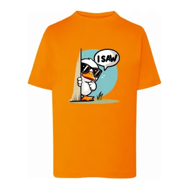 T-shirt chłopięcy, pomarańczowy, Tup Tup