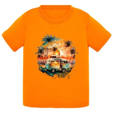 T-shirt chłopięcy, pomarańczowy, Tup Tup