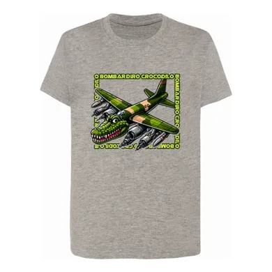 T-shirt chłopięcy, szary, Tup Tup