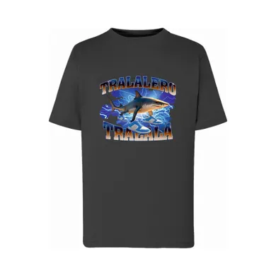 T-shirt chłopięcy, szary, Tup Tup