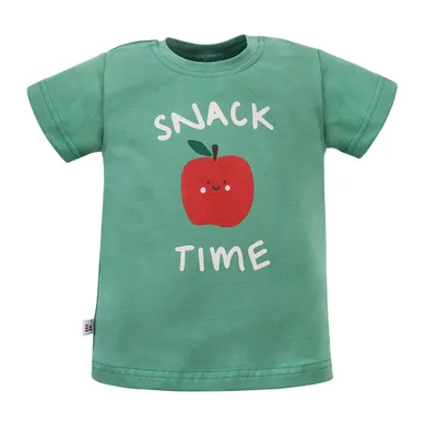 T-shirt chłopięcy, zielony, Eevi