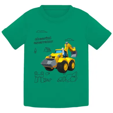 T-shirt chłopięcy, zielony, Tup Tup