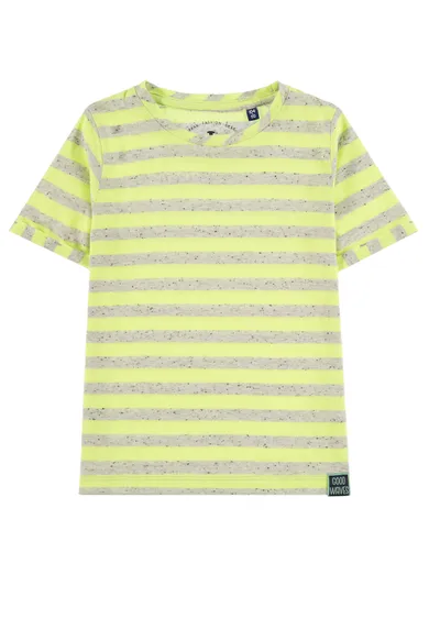 T-shirt chłopięcy, żółto-szary, Tom Tailor