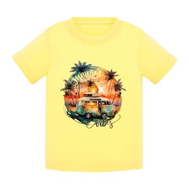 T-shirt chłopięcy, żółty, Tup Tup