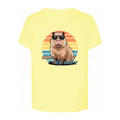 T-shirt chłopięcy, żółty, Tup Tup