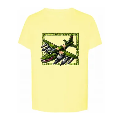 T-shirt chłopięcy, żółty, Tup Tup