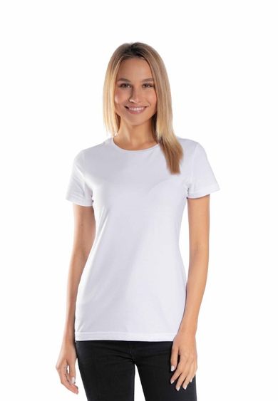 T-shirt damski, biały, Golden Queen