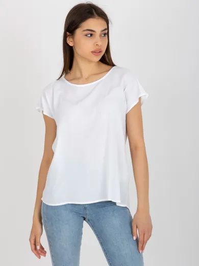 T-shirt damski, biały, Sublevel