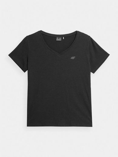 T-shirt damski, czarny, 4F