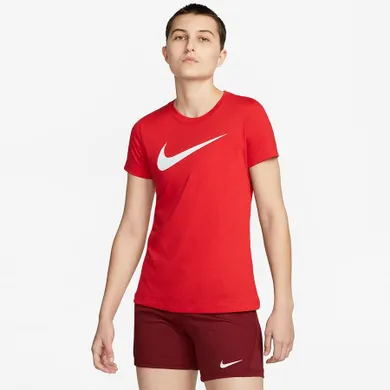 T-shirt damski, czerwony, Nike