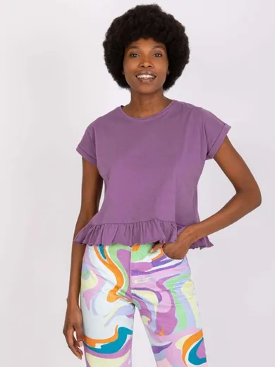 T-shirt damski, fioletowy, Mayflies