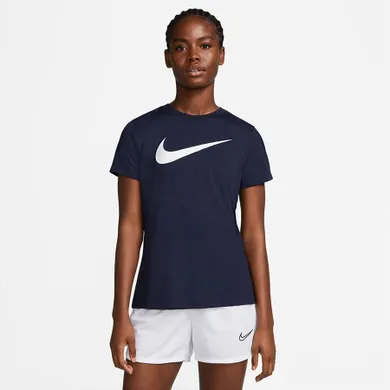 T-shirt damski, granatowy, Nike