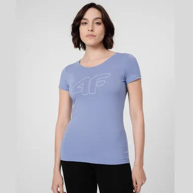 T-shirt damski, niebieski, 4F