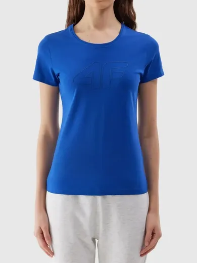 T-shirt damski, niebieski, 4F