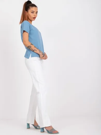 T-shirt damski, niebieski, Mayflies