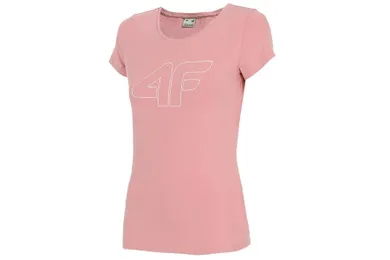 T-shirt damski, różowy, 4F