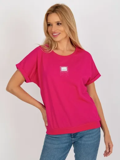 T-shirt damski, różowy, Relevance