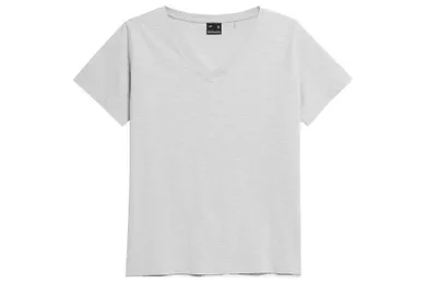 T-shirt damski, szary, 4F