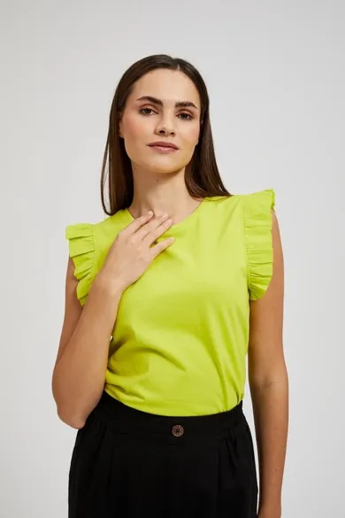 T-shirt damski, zielony, Moodo