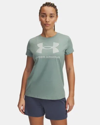 T-shirt damski, zielony, Under Armour