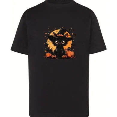 T-shirt dziecięcy, czarny, Tup Tup