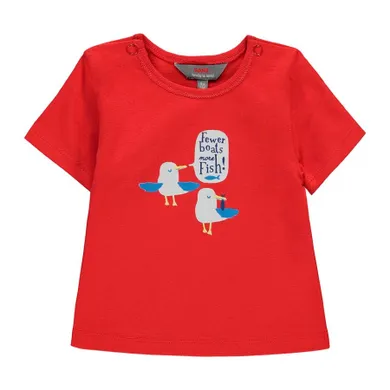 T-shirt dziecięcy, czerwony, Kanz