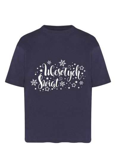 T-shirt dziecięcy, granatowy, Tup Tup