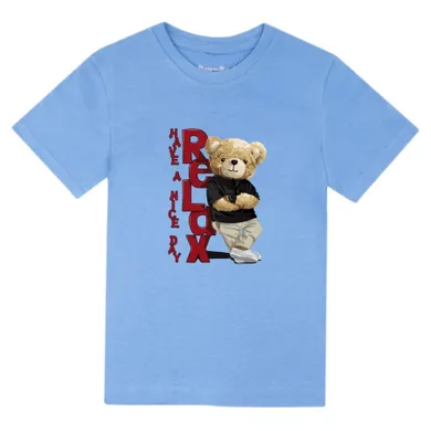 T-shirt dziecięcy, niebieski, Tup Tup