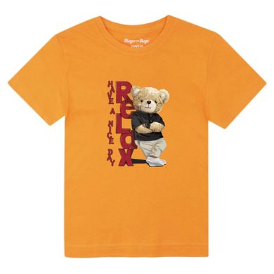 T-shirt dziecięcy, pomarańczowy, Tup Tup